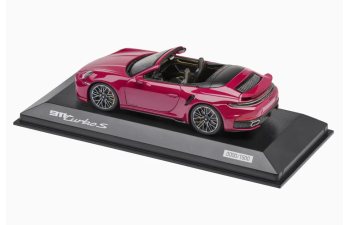 PORSCHE 911 992-2 Turbo S Cabriolet (2025), ruby star