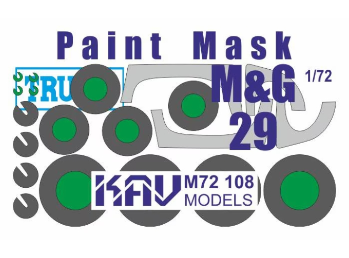 Маска окрасочная на остекление М&G-29 (Trump)