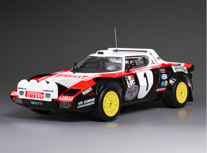 LANCIA Stratos HF Team ALITALIA (night version) №1 Rally International Sachs Winter Rallye 1978 W.Röhrl/C.Geistdörfer