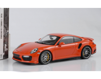 Porsche 911 Turbo S 2016 orange