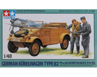 Сборная модель KUBELWAGEN TYPE 82 с 2 фигурами пилотов