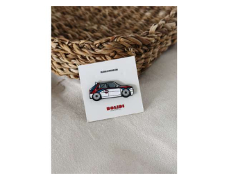 Значок Pin Lancia Delta *Tribute to Martini Livery*, white