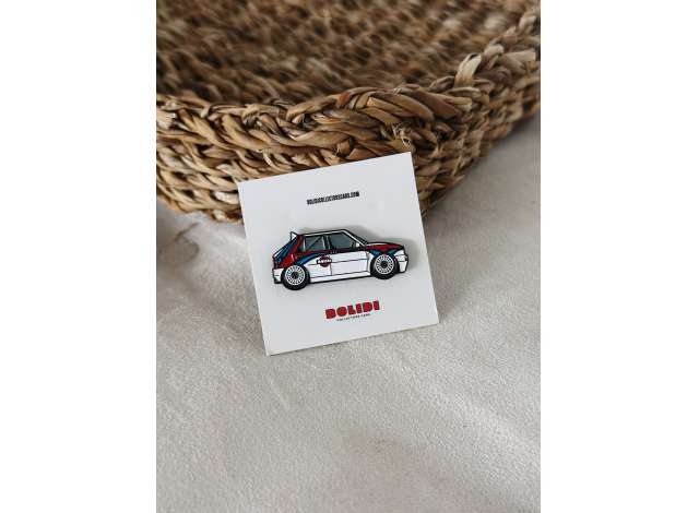 Значок Pin Lancia Delta *Tribute to Martini Livery*, white