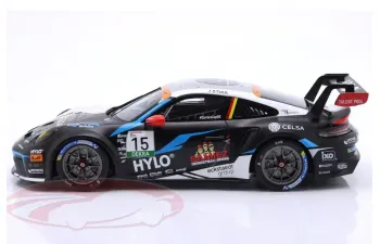 PORSCHE 911 992 Gt3 Cup Team M75 Bernhard №15 Porsche Cup Oschersleben (2024) Janne Stiak, Black White