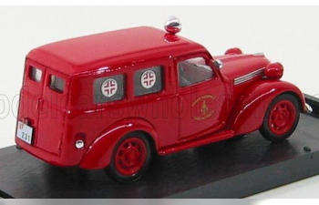 FIAT 1100 E Fire Engine Ambulance - Vigili Del Fuoco, Red