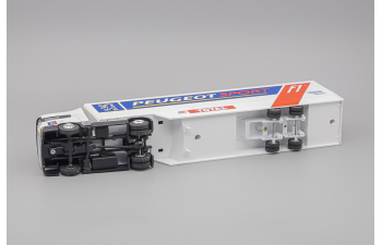 SCANIA 144L 530 "Peugeot Sport F1 Team" (1997), white