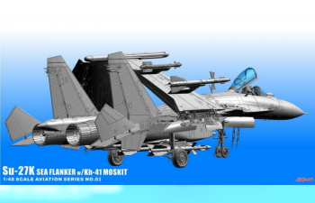 Сборная модель Su-27k Sea Flanker with Kh-41 Moskit (P-270)