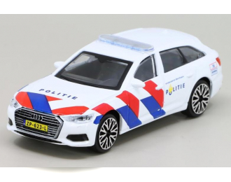 AUDI A6 Avant (2019) Police, white