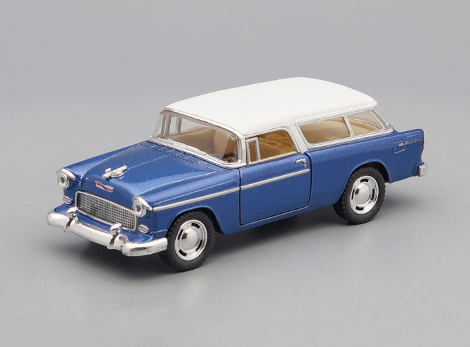 CHEVROLET Nomad (1955), blue / white