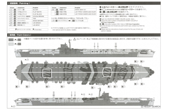 Сборная модель Japanese Aircraft Carrier Unryu Renewal ver.Water Line Series No. 226 