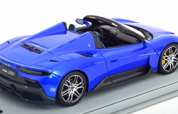 MASERATI Mc20 Cielo Spider (2020) - Con Vetrina - With Showcase, Blu Infinito - Blue Met