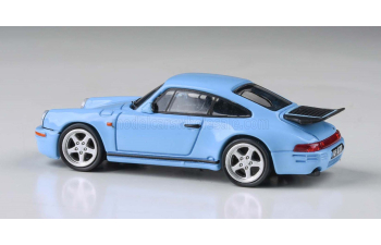 PORSCHE 911 964 RUF CTR Coupe LHD (1987), light blue 