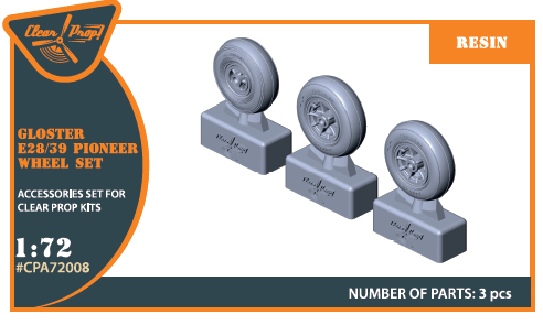 Колеса для самолета Gloster E28/39 Pionee