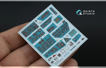 3D Декаль интерьера кабины Ми-24А (Trumpeter)