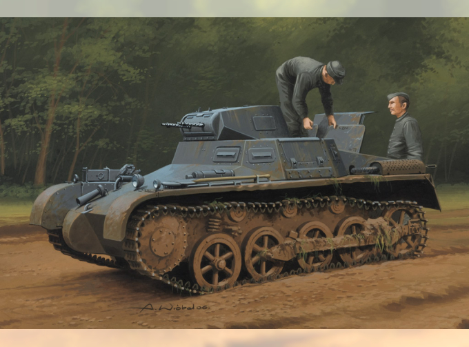 Сборная модель Танк German Panzer 1Ausf A Sd.Kfz.101 (Early/Late Version)