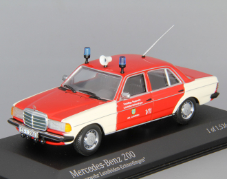 MERCEDES-BENZ 200 "Feuerwehr Leinfelden-Echterdinger", red