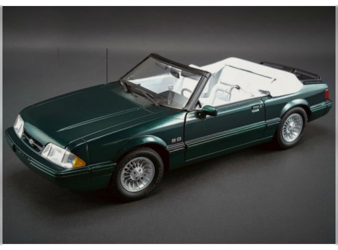 FORD MUSTANG LX Convertible 1990 Green metallic