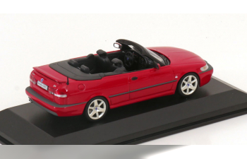 SAAB 9-3 Aero Convertible (2001), red