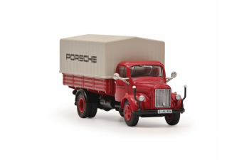 MERCEDES BENZ L3500 Truck Telonato Porsche (1950), Red Grey