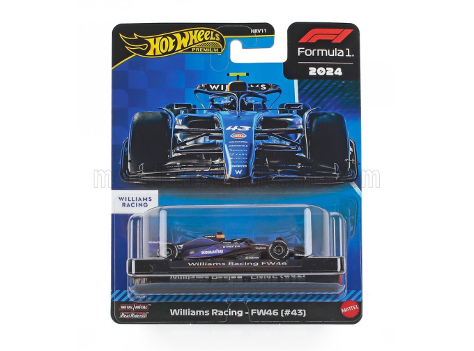 WILLIAMS F1 Fw46 Team Williams Racing №43 Season (2024) Franco Colapinto, Blue Black Yellow