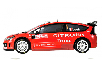 Сборная модель CITROEN C4 WRC No 1 Rally Monte Carlo World Champion, Loeb/Elena (2008)