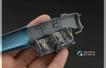 3D Декаль интерьера кабины A6M2-K (Eduard)