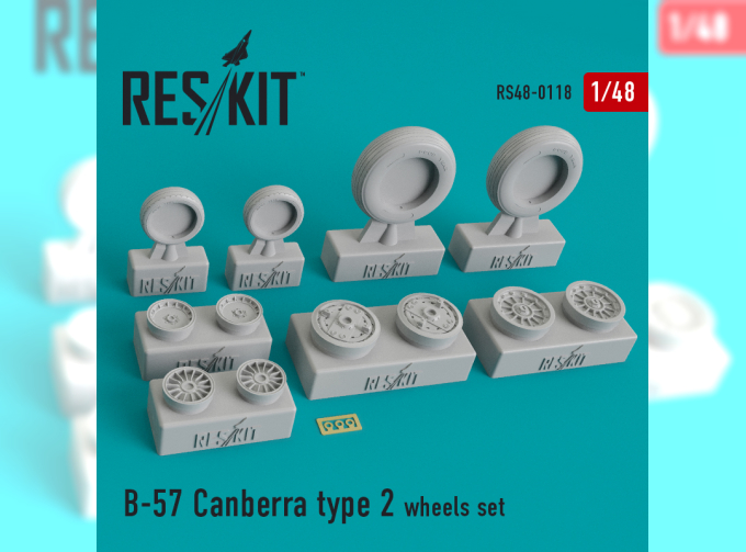 B-57 Canberra type 2 Смоляные колеса