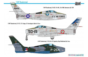 Сборная модель F-84F Thunderstreak