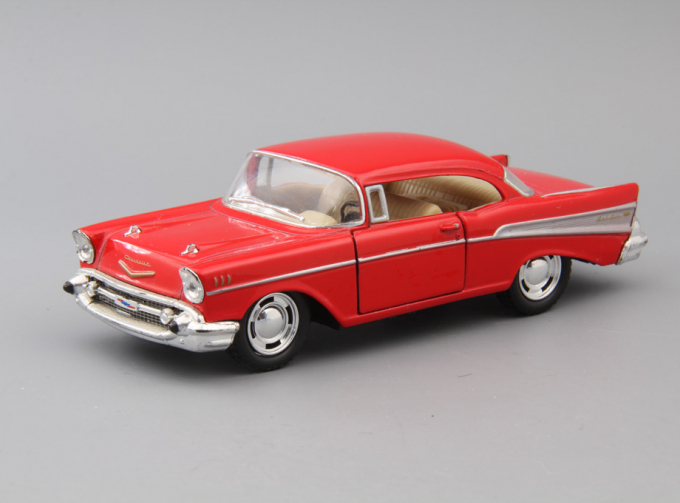 CHEVROLET Bel Air (1957), red