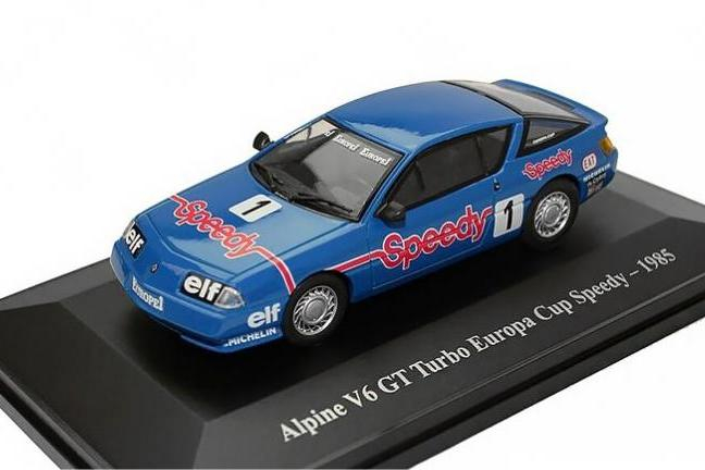 ALPINE V6 GT Turbo Europa Cup Speedy de 1985, серия Alpine and Renault Sportives 57, синий