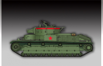 Сборная модель танк T-28 Medium Tank