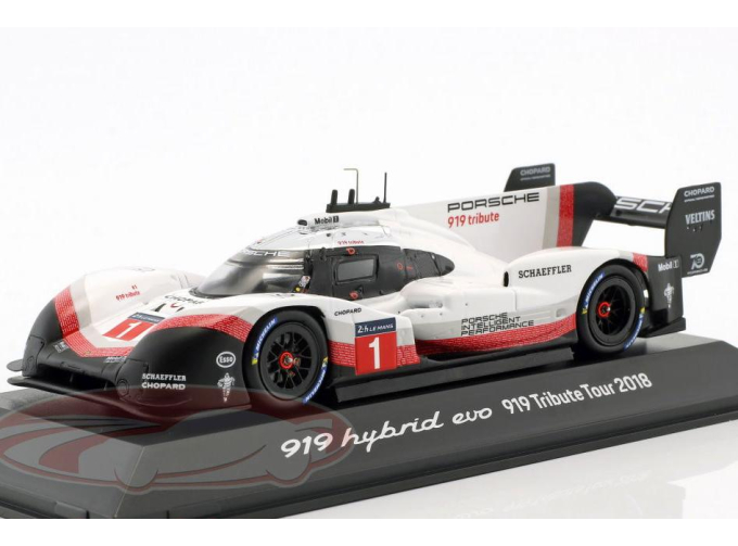 PORSCHE 919 Hybrid Evo №1 919 Tribute Tour Record Laps Timo Bernhard, Neel Jani (2018)