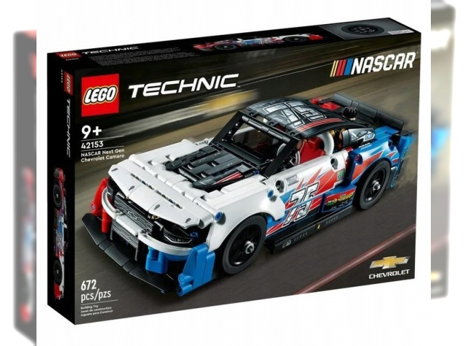 CHEVROLET Lego Technic - Camaro N 75 Racing Nascar 2022 - 672 Pezzi - 672 Pieces, White Blue Black