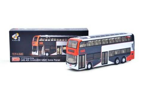 LWB ADL Enviro 500 MMC Solar panel (A46), blue / red / white