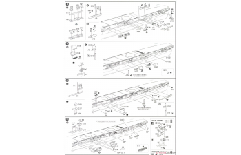Сборная модель Японский авианосец Zuiho 1944 Full Hull Model