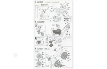 Сборная модель HONDA Rs250rw Team Repsol №73 250cc Season 2007 Shuhei Aoyama