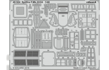 Фототравление для Spitfire F. Mk.22/24
