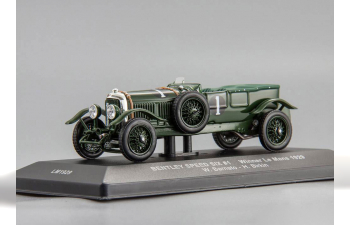 BENTLEY Speed Sixwbrnato-H.BIRKIN n.1 WINNER Le Mans (1929), темно-зеленый