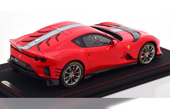 FERRARI 812 Competizione (2021), red silver