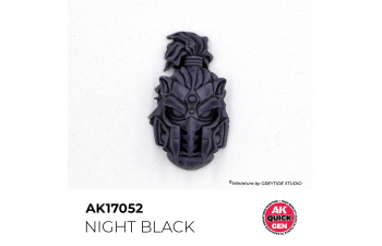 Краска акриловая QUICK GEN - Ночной чёрный / NIGHT BLACK, 18мл