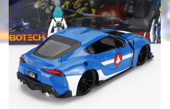 TOYOTA Supra With Max Sterling Figure Robotech 2020, Light Blue White