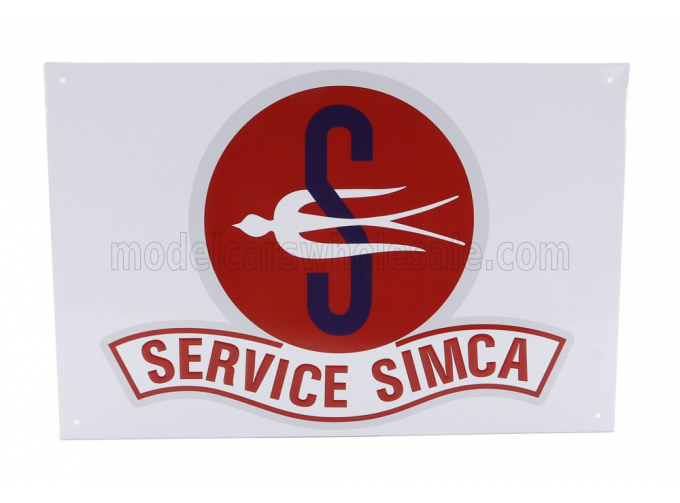 ACCESSORIES Metal Plate - Service Simca