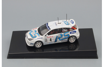 FORD Focus RS WRC #4 Rallye Monte Carlo 2003, white / blue