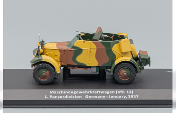 Maschinengewehrkraftwagen (Kfz. 13) 1. Panzerdivision Germany - January, 1937