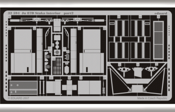 Цветное Фототравление для Ju 87D Stuka interior