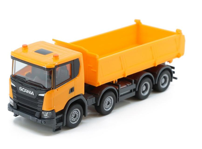 SCANIA CG17 LKW бортовой грузовик, оранжевый