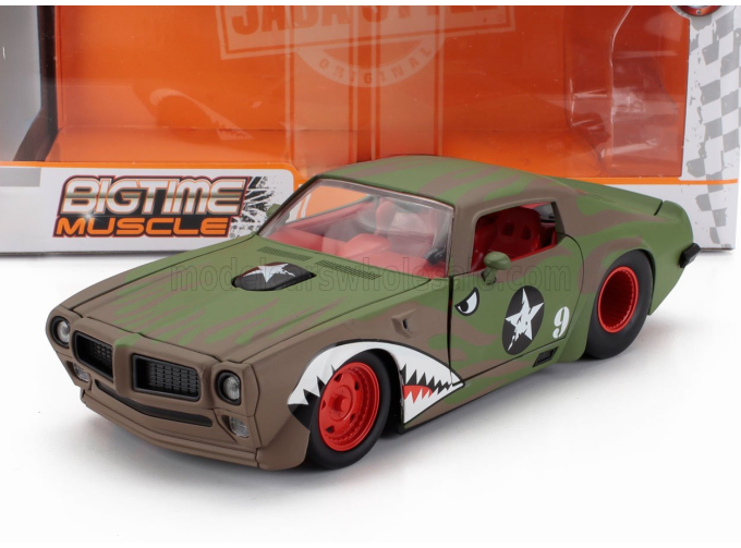 PONTIAC Firebird Custom Coupe (1972), Military Green