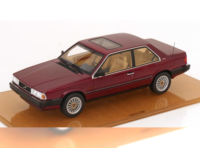 VOLVO 780 Bertone (1986), red metallic