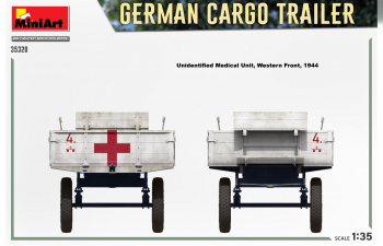 Сборная модель ACCESSORIES GERMAN CARGO TRAILER