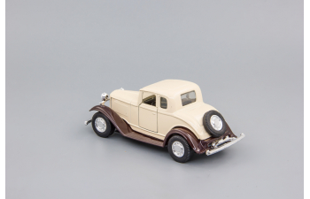 Модель-игрушка FORD COUPE, коричневый/бежевый